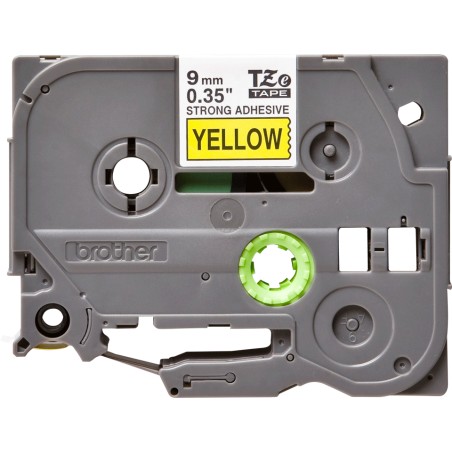 Brother Tape Black on Yellow 9mm
